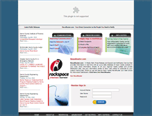Tablet Screenshot of newsrouter.com